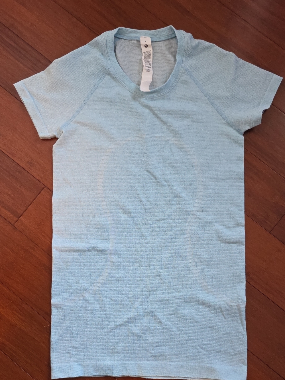 Lululemon athletica Light Blue Crew Neck  Top
